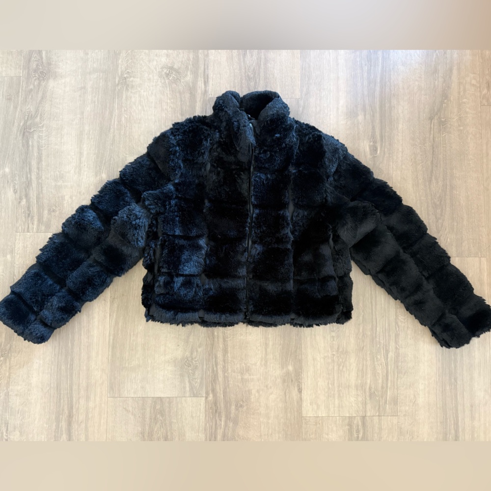 Windsor Black Faux Fur Jacket